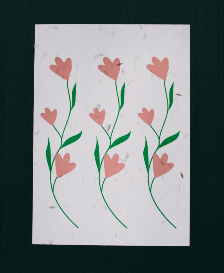Bloemzaadkaartje "Roses"