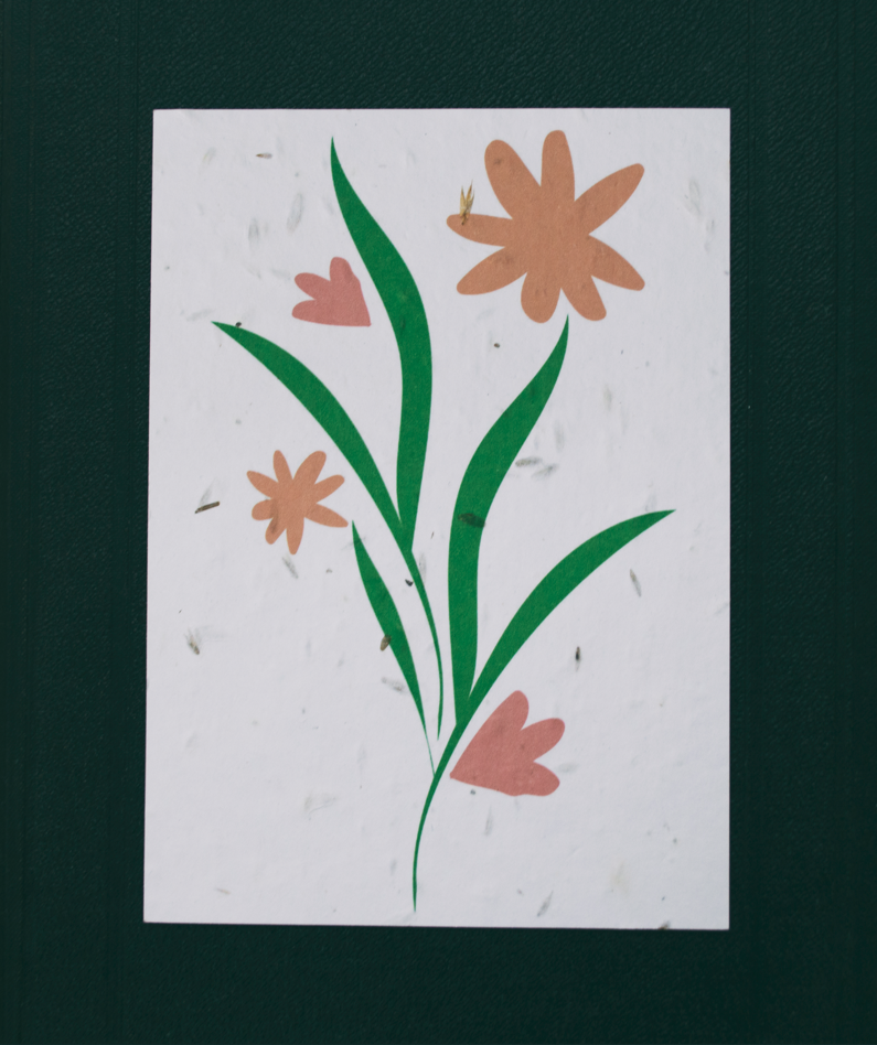 Bloemzaadkaartje "Single Flower"
