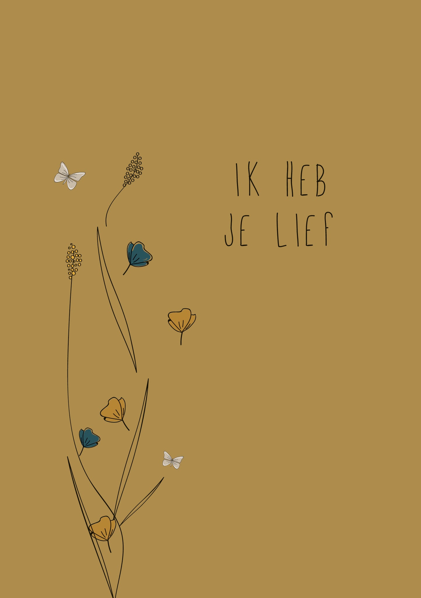 Kaart Ik Heb Je Lief