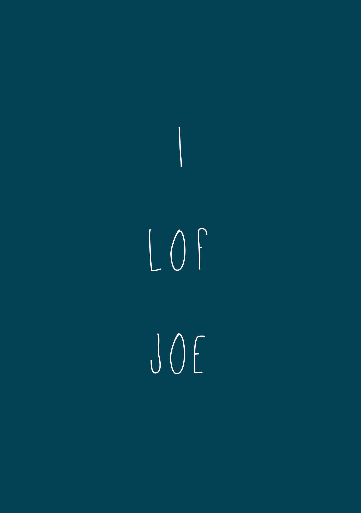 Kaart I Lof Joe