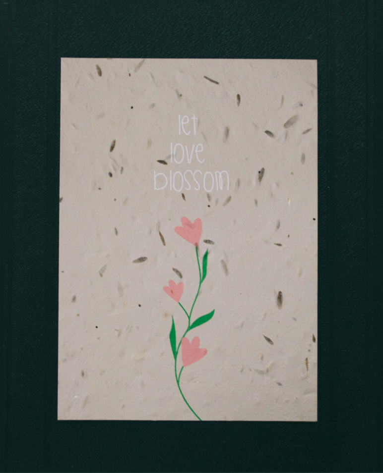 Bloemzaadkaartje "Blossom"