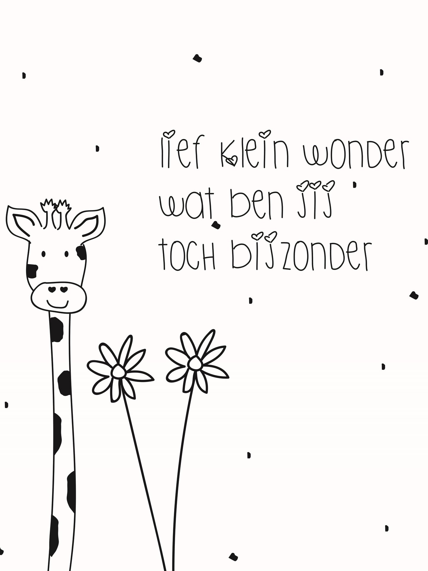 Kaart Lief Klein Wonder Giraffe